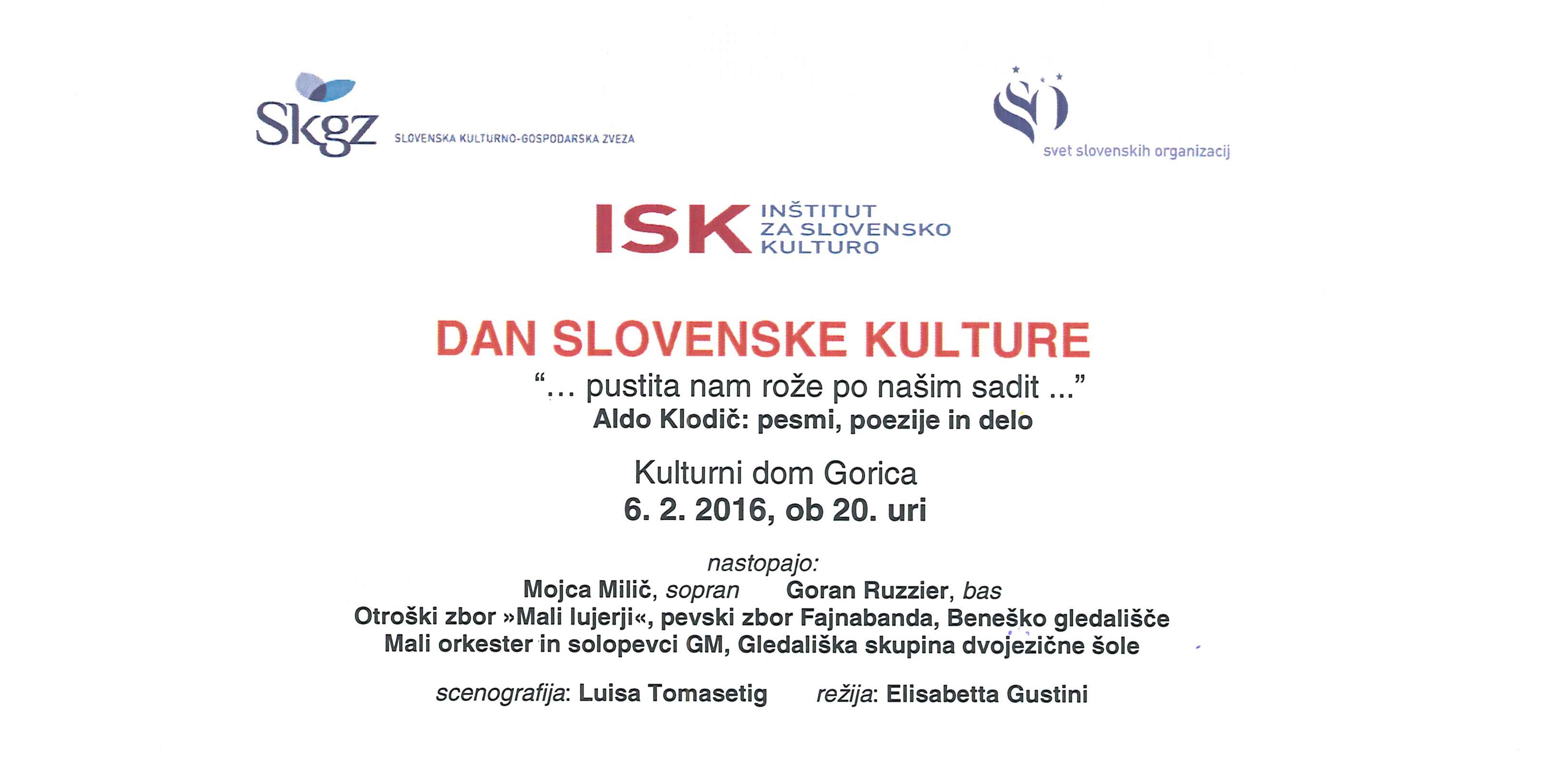 Dan slovenske kulture